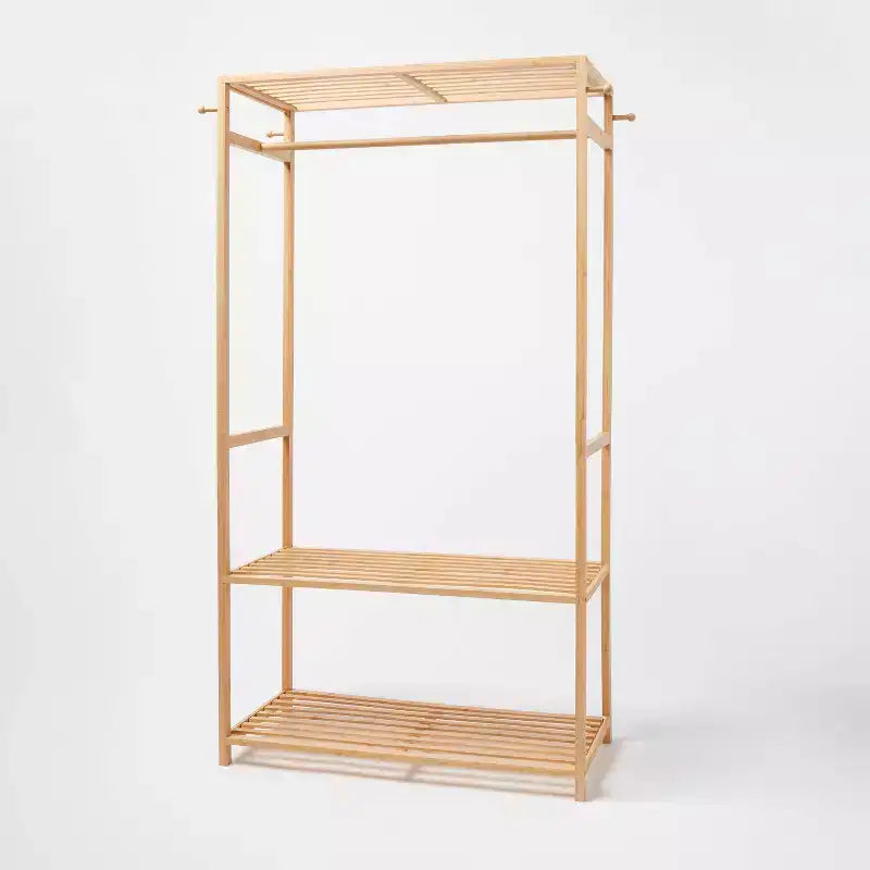 Bamboo Garment Rack with Shelving - Brightroom™