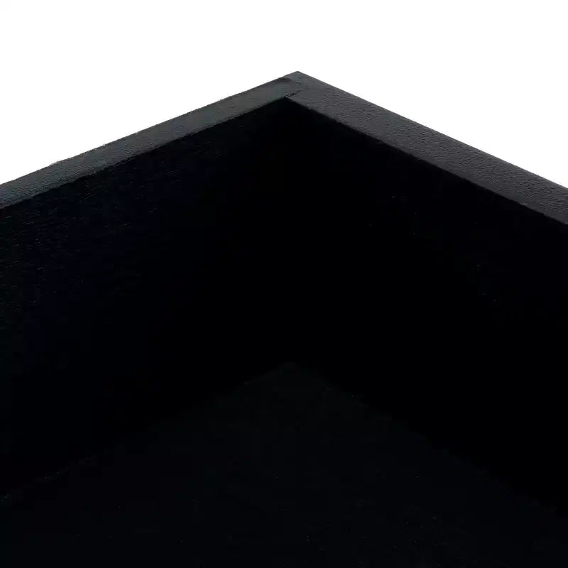 Table basse rectangulaire à 2 tiroirs avec rangement, noire, 95,9 cm L