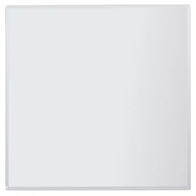 Table d'appoint miroir carrée, Argent/Miroir, Cube de 40,4 cm, Capacité de 18 kg