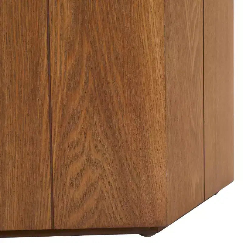 Table d'appoint hexagonale avec plateau amovible et rangement sous le couvercle, style scandinave, capacité de 13,6 kg