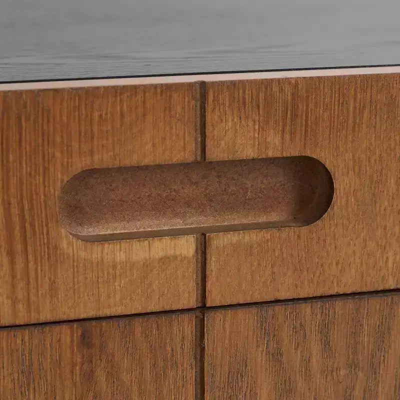 Hexagon Tray Top Accent Table with Under-Lid Storage, Mid-Century, 30 lb Capacity