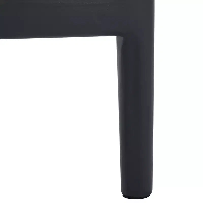 Tabouret de comptoir avec dossier en rotin tressé, cadre en bois dur, assise rembourrée, 125 kg, 60,3 cm H