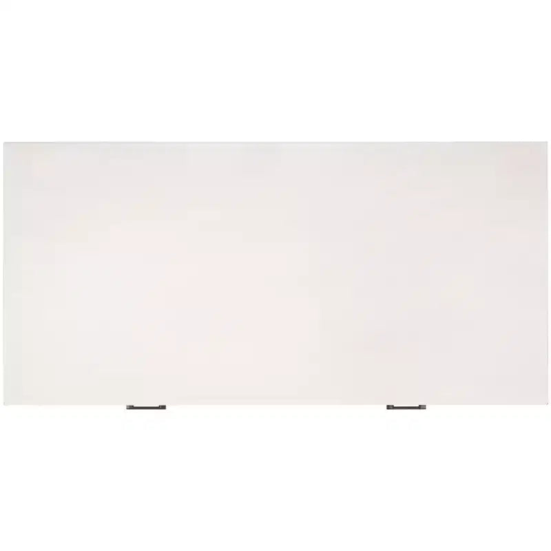 Bureau 2 tiroirs, blanc vieilli, bois et MDF