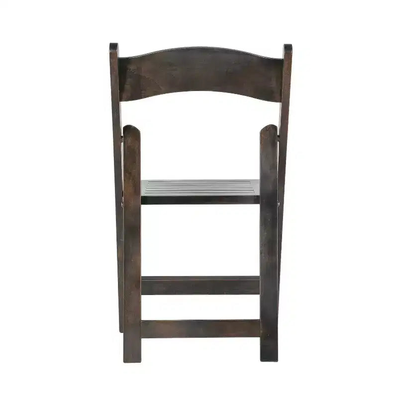 Lot de 2 chaises de salle à manger pliantes en bois massif, capacité 136 kg, aucun assemblage requis