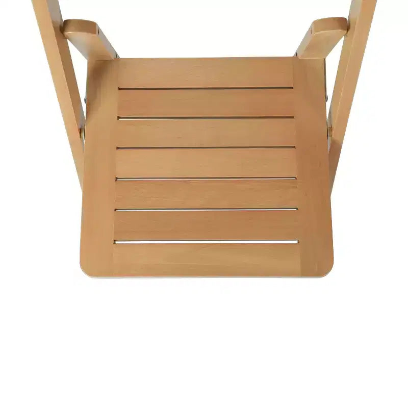 Lot de 2 chaises de salle à manger pliantes en bois massif, capacité 136 kg, aucun assemblage requis