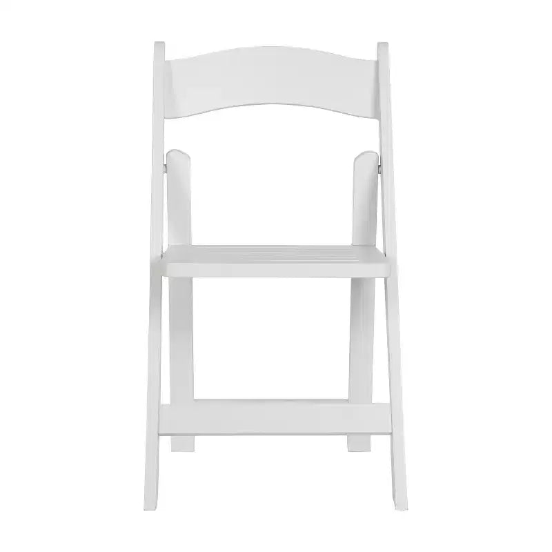 Lot de 2 chaises de salle à manger pliantes en bois massif, capacité 136 kg, aucun assemblage requis
