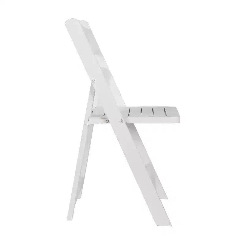 Lot de 2 chaises de salle à manger pliantes en bois massif, capacité 136 kg, aucun assemblage requis