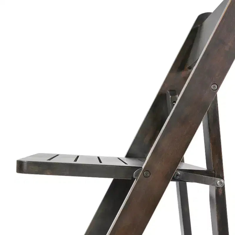Lot de 2 chaises de salle à manger pliantes en bois massif, capacité 136 kg, aucun assemblage requis