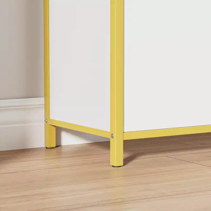 Banc de rangement d'entrée avec tiroirs à bascule à 2 niveaux, siège rembourré, capacité de 8 à 12 paires