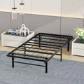 14" Metal Platform Bed Frame, Heavy-Duty Steel Slats, Noise-Free, No Box Spring Needed