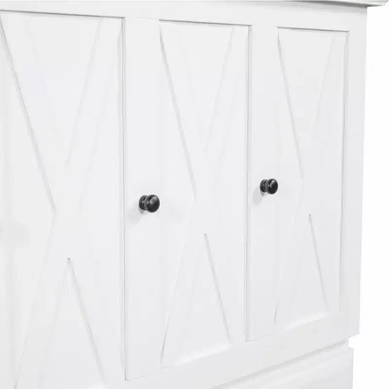 Lit escamotable en bois, taille Queen/double, avec port USB et tiroirs de rangement