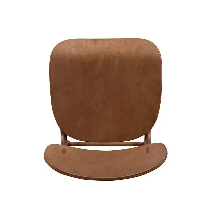 Wood Bar Stool, Square Seat, Mid Back, 30" Seat Height, 400 lb Capacity