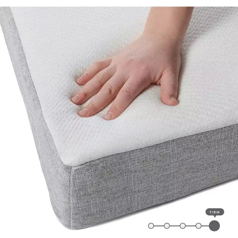 Matelas gigogne en mousse à mémoire de forme 5 pouces, lot de 2 - Soutien ferme, housse lavable