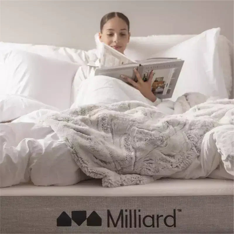 Matelas gigogne en mousse à mémoire de forme 5 pouces, lot de 2 - Soutien ferme, housse lavable