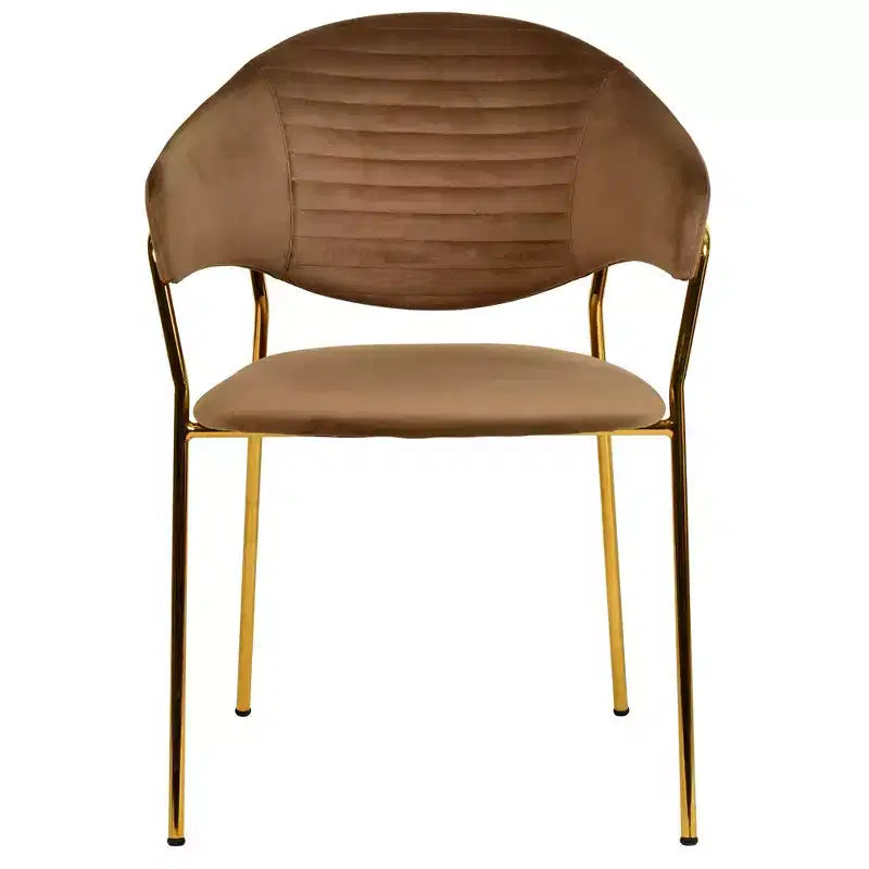Chaise de salle à manger recouverte de cuir et de velours, assise et dossier ergonomiques rembourrés, fauteuil d'appoint avec piètement en acier inoxydable