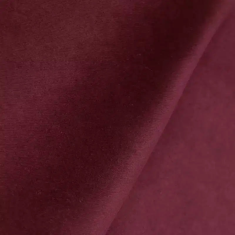 Fringe Drum Ottoman in Velvet